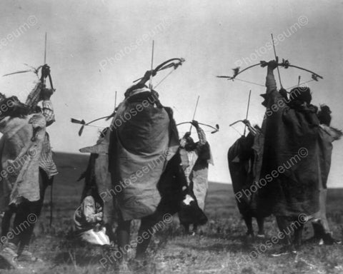 Native Indian Dance of Bow &  Arrow 1908 8x10 Reprint Of Old Photo - Photoseeum