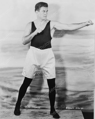 Boxer Gene Tunney 1926 Vintage 8x10 Reprint Of Old Photo - Photoseeum