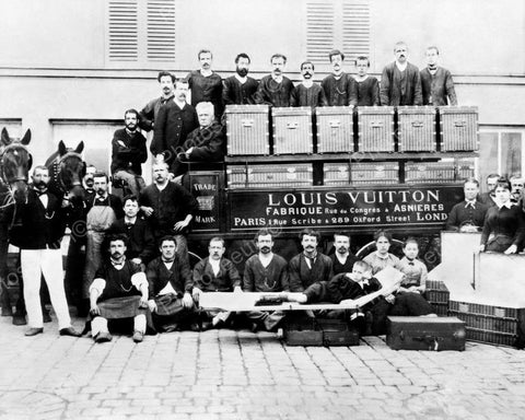 Wagon Load Of Steamer Trunks 1888 Vintage 8x10 Reprint Of Old Photo - Photoseeum