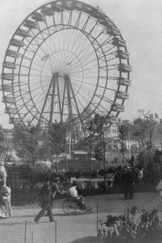 Louisiana Ferris Wheel Fr Pavillion 1900s 4x6 Reprint Of Old Photo - Photoseeum