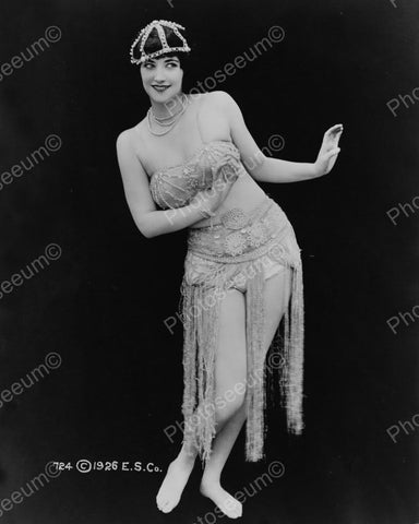 Dancer In Skimpy Jeweled Outfit  Vintage 1920s Reprint 8x10 Old Photo - Photoseeum