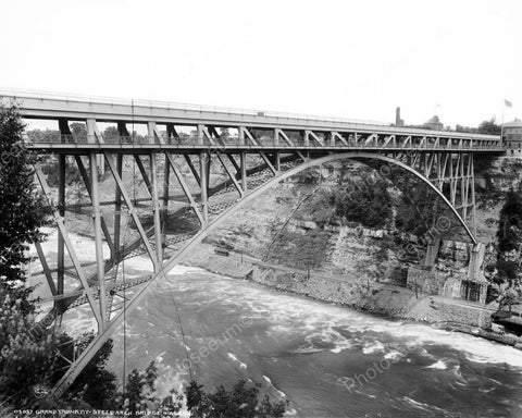 Scenic Whirlpool Bridge Niagara Falls 8x10 Reprint Of Old Photo - Photoseeum