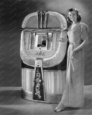 AMI Model A Jukebox Mother Of Plastic 8x10 Reprint Of Old Photo - Photoseeum