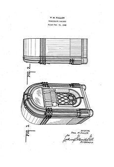 USA Patent Fuller 1015 Wurlitzer Jukebox 1940's Drawings - Photoseeum