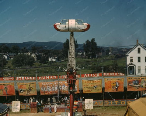 Vermont Fair Strange Human Freaks Show Vintage 1940s 8x10 Reprint Of Old Photo - Photoseeum