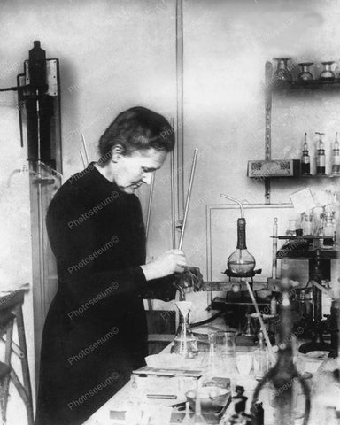 Nobel Prize Winner Marie Curie Vintage 8x10 Reprint Of Old Photo - Photoseeum