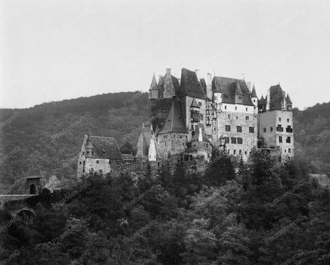 Castle Eltz Medieval Mosel Germany 8x10 Reprint Of Old Photo - Photoseeum