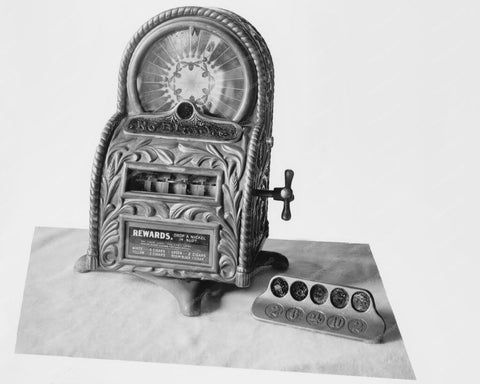 Caille Schiemer Coroulette Machine Larger Vintage 8x10 Reprint Of Old Photo - Photoseeum
