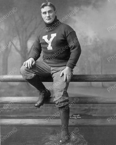 Captain James Hogan Yale Football 1905 Vintage 8x10 Reprint Of Old Photo - Photoseeum