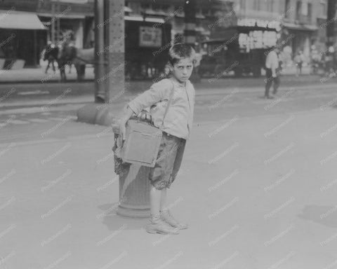 Bootblack Shoe Shine Boy NY City Vintage 8x10 Reprint Of Old Photo - Photoseeum