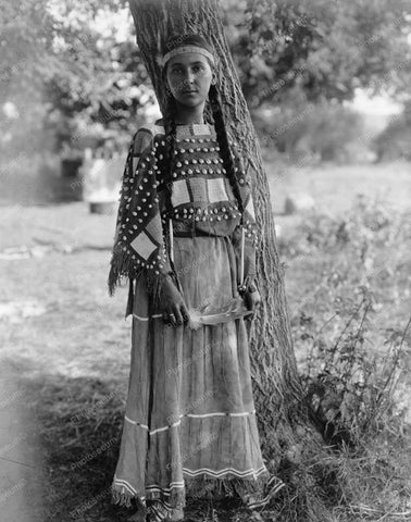Sioux Indian Maiden Portrait 1900s 8x10 Reprint Of Old Photo - Photoseeum