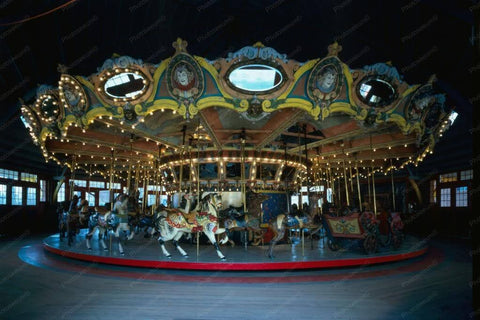 Glen Echo Dentzel Carousel 1920s Inside 4x6 Reprint Of Old Photo - Photoseeum