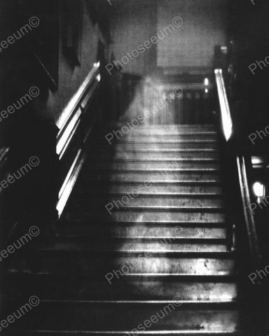 Ghost Appearing On Steps 8x10 Reprint Of Old Photo - Photoseeum