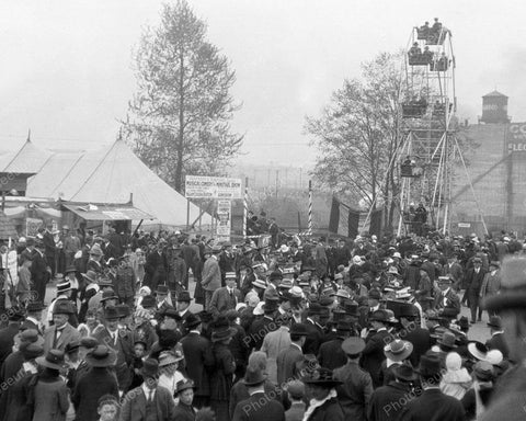 Amusement Park Comedy Minstrel Show 1918 Vintage 8x10 Reprint Of Old Photo - Photoseeum