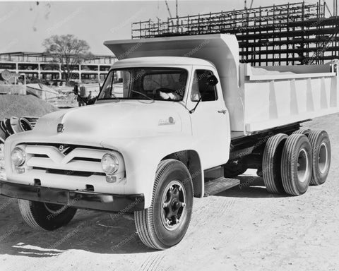Ford 1955 Dump Truck 8 x10 Old Photo - Photoseeum