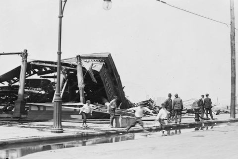 Coney Island Fire at  Luna Park 1911 4x6 Reprint Of Old Photo - Photoseeum