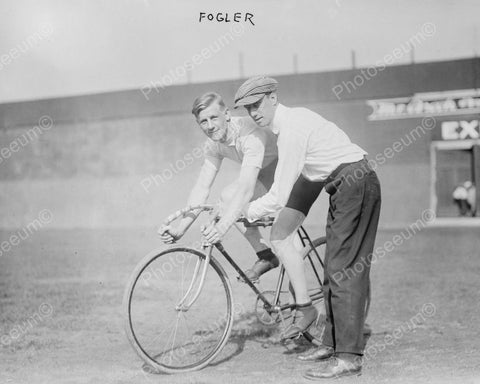 Joseph Fogler Cyclist 1913 Vintage 8x10 Reprint Of Old Photo - Photoseeum