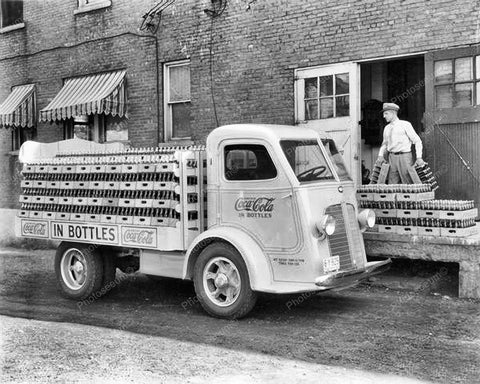 Coca Cola Soda Delivery Truck Vintage 1930s 8x10 Reprint Of Old Photo - Photoseeum