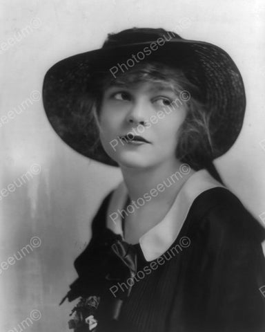 Blanche Sweet Hat Portrait 8x10 Reprint Of Old Photo - Photoseeum