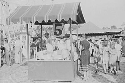 Florida State Fair 5 Cent Booth 4x6 1930s Reprint Of Old Photo - Photoseeum