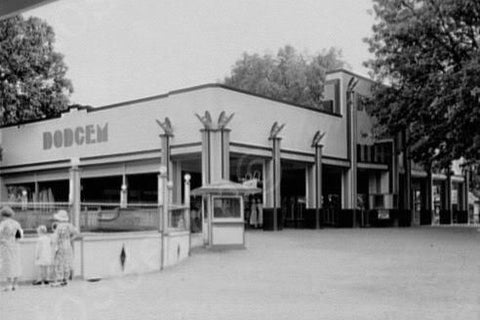 Glen Echo Dodgem Bumper Car Ride Pavilion 4x6 Reprint Of Old Photo - Photoseeum