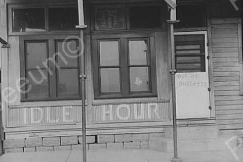 Idle Hour Closed Pool Hall Chicago 4x6 Reprint Of 1930s Old Photo - Photoseeum