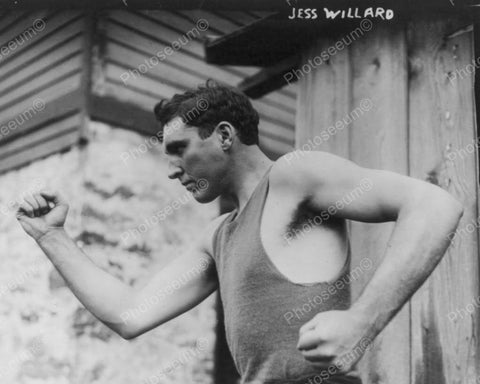 Boxer Jess Willard 1912 Vintage 8x10 Reprint Of Old Photo - Photoseeum