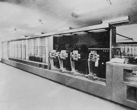 Harvard Mechanical Calculator1940s 8x10 Reprint Of Old Photo - Photoseeum