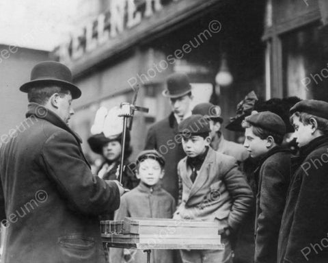 Christmas Toy Peddler 1910s  New York 8x10 Reprint Of Old Photo - Photoseeum