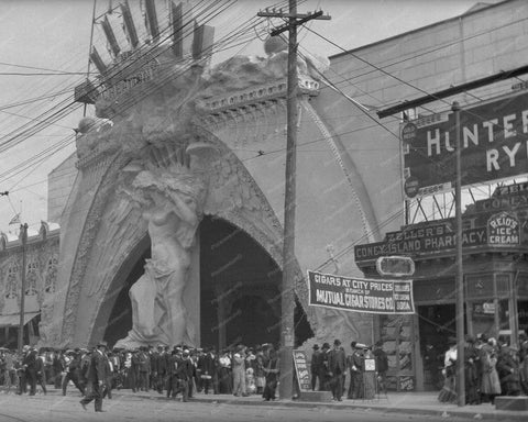 Coney Island Entrance To Dreamland 8x10 Reprint Of 1908 Old  Photo - Photoseeum