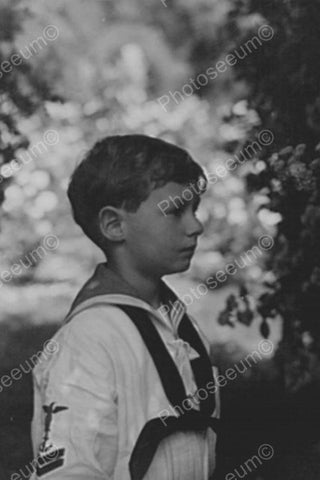 Charming Young Sailor Boy Profile 4x6 Reprint Of Old Photo - Photoseeum