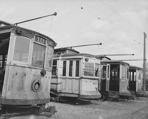 Trolley Junk Yard Vintage 1900s 8x10 Reprint Of Old Photo - Photoseeum