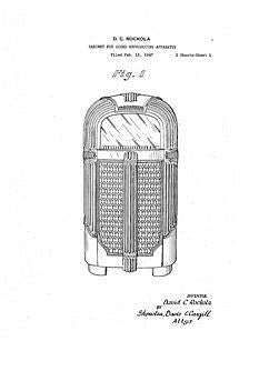 USA Patent Rockola Magic Glo 1940's Jukebox 1428 Drawings - Photoseeum