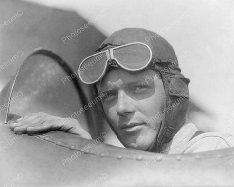 Charles Lindbergh Vintage 8x10 Reprint Of Old Photo - Photoseeum