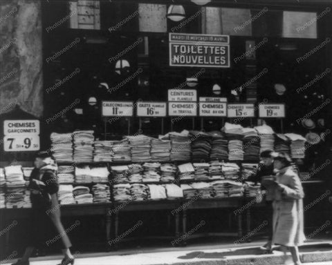 Womens Clothing Sale Paris France 1930s 8x10 Reprint Of Old Photo - Photoseeum