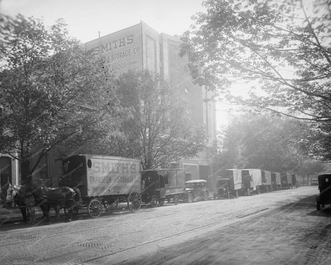 Smith's Storage Co Building & Wagon W Horse 8x10 Reprint Of Photo - Photoseeum