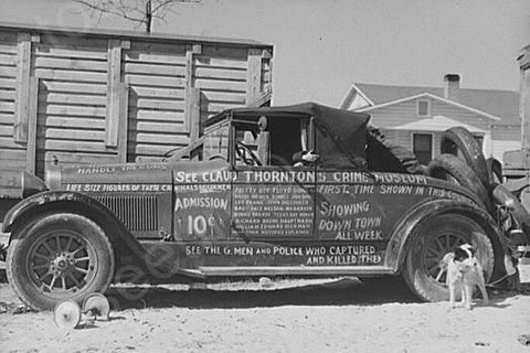 Claus Thorntons Crime Museum Car 4x6 Reprint Of 1920s Old Photo - Photoseeum