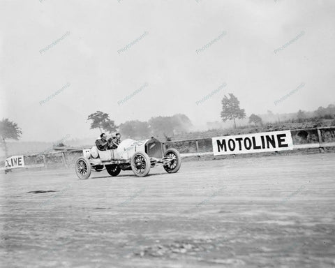Motoline Auto Races 1912  Vintage 8x10 Reprint Of Old Photo - Photoseeum