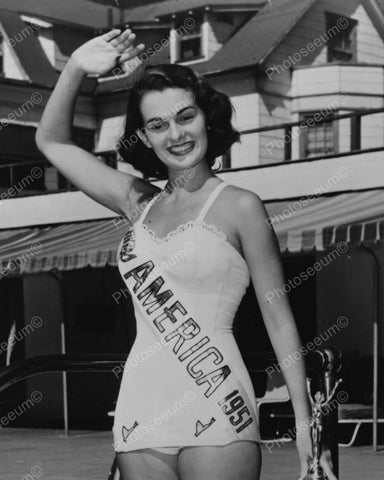 Betbeze Yolande Miss America 1951 8x10 Reprint Of Old Photo - Photoseeum