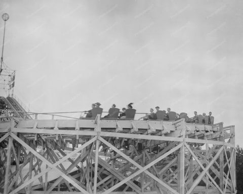 Antique Roller Coaster Coney Island 8x10 Reprint Of Old  Photo - Photoseeum