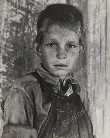 Poor Farm Boy During Depression Vintage 8x10 Reprint Of Old Photo - Photoseeum
