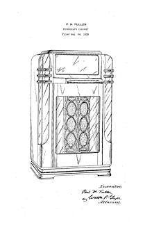 USA Patent Fuller 500 Wurlitzer Jukebox 1930's Drawings - Photoseeum