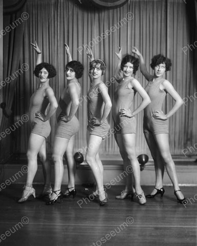 Women Dance Class Vintage 8x10 Reprint Of Old Photo - Photoseeum