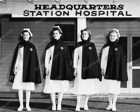 American Red Cross Nurses At Headquarters 1941 Vintage 8x10 Reprint Of Old Photo - Photoseeum