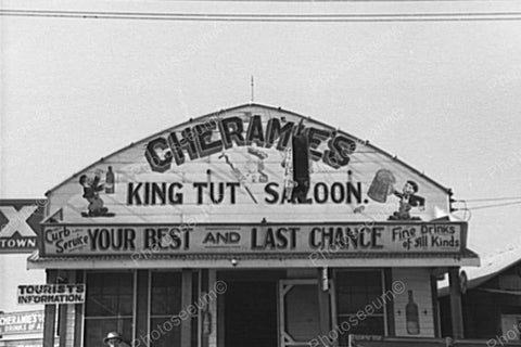 King Tut Liquor Saloon Nostalgic Bar 4x6 Reprint Of Old Photo - Photoseeum