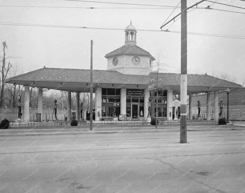 Amoco Lord Baltimore Filling Station 8x10 Reprint Of Old Photo - Photoseeum
