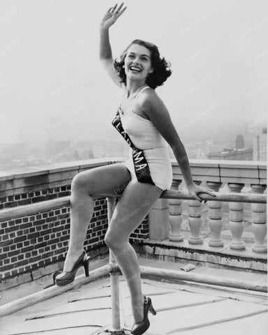 Miss America Pageant Contestant 1950s 8x10 Reprint Of Old Photo - Photoseeum
