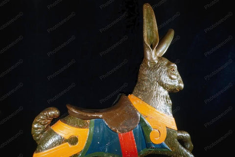 Glen Echo Dentzel Carousel Rabbit 1920s 4x6 Reprint Of Old Photo - Photoseeum