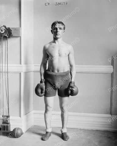 Boxer Cy Smith 1910 Vintage 8x10 Reprint Of Old Photo - Photoseeum