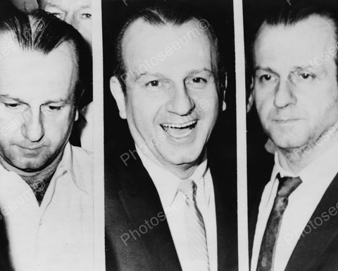 Notorious Jack Ruby Three Images 1960s 8x10 Reprint Of Old Photo - Photoseeum
